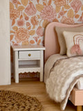 Scalloped Bedside Table