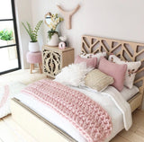 Queen Herringbone Bed