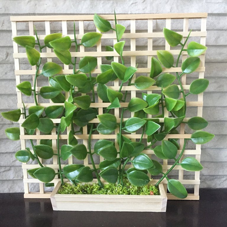 Doll house vertical garden