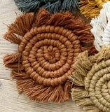 Macrame Fringed Rug