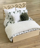 Queen Herringbone Bed