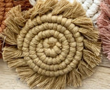 Macrame Fringed Rug